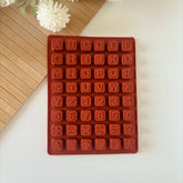 Mini Number & Letter Silicone Chocolate Mold